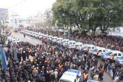 La Matanza puso en funciones 60 nuevos patrulleros para reforzar la flota policial del municipio