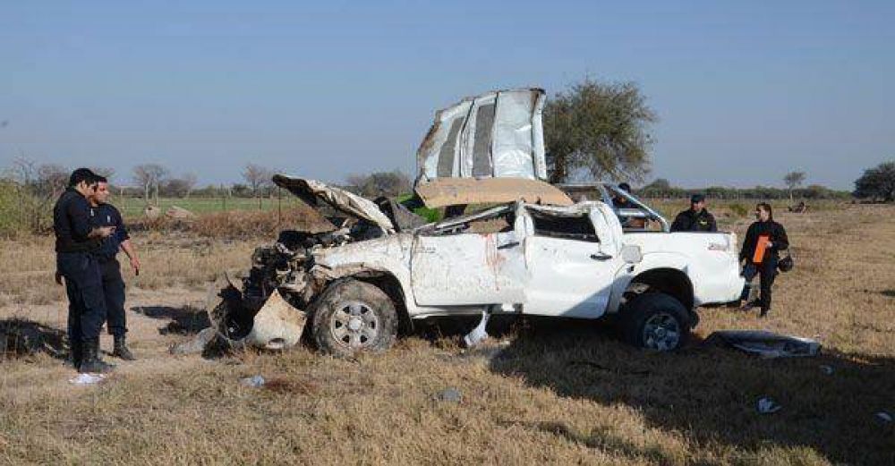 Dolor por la muerte de dos juninenses en la ruta, cerca de Santiago del Estero