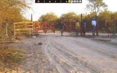 �Ocupas rurales� volvieron a cercar una necesaria ruta vecinal