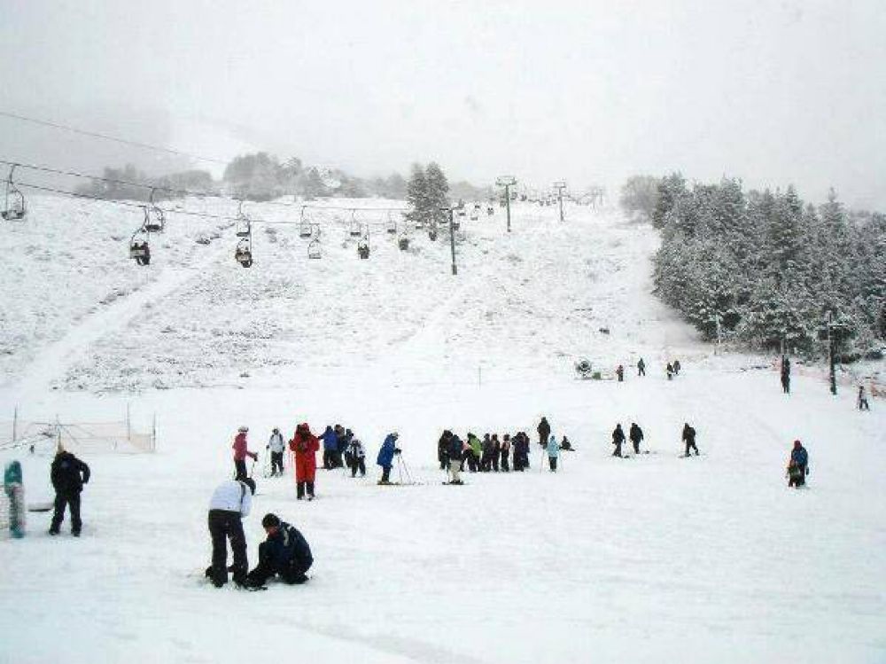 El Catedral se visti� de blanco hasta la base
