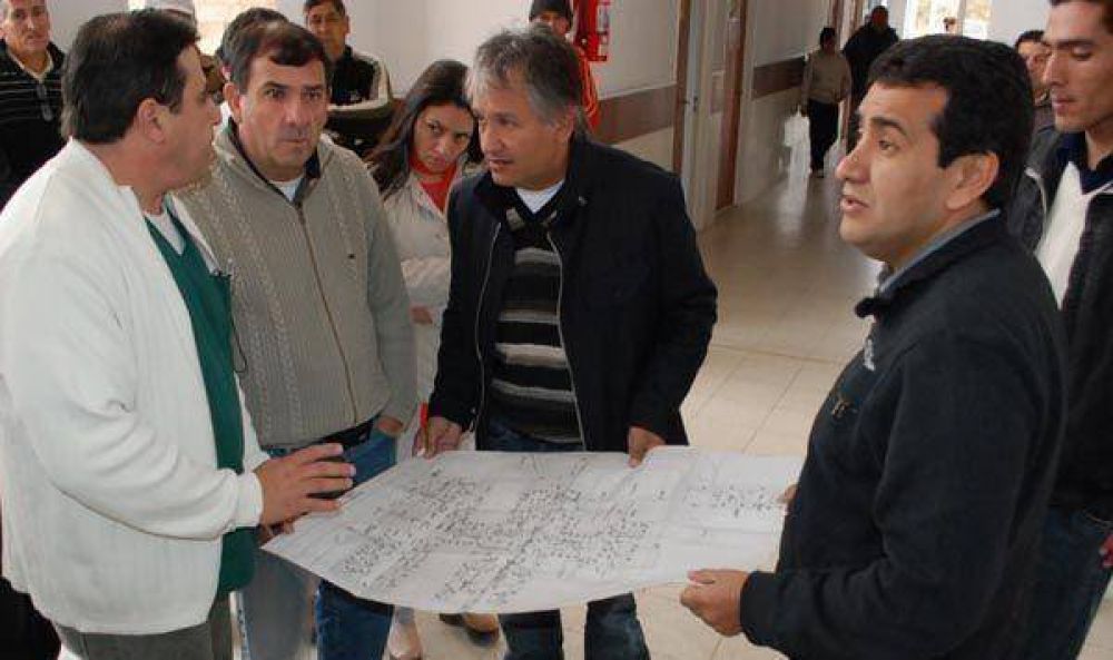 El ministro de Infraestructura Bosetti verific� avance de diversas obras en General Belgrano
