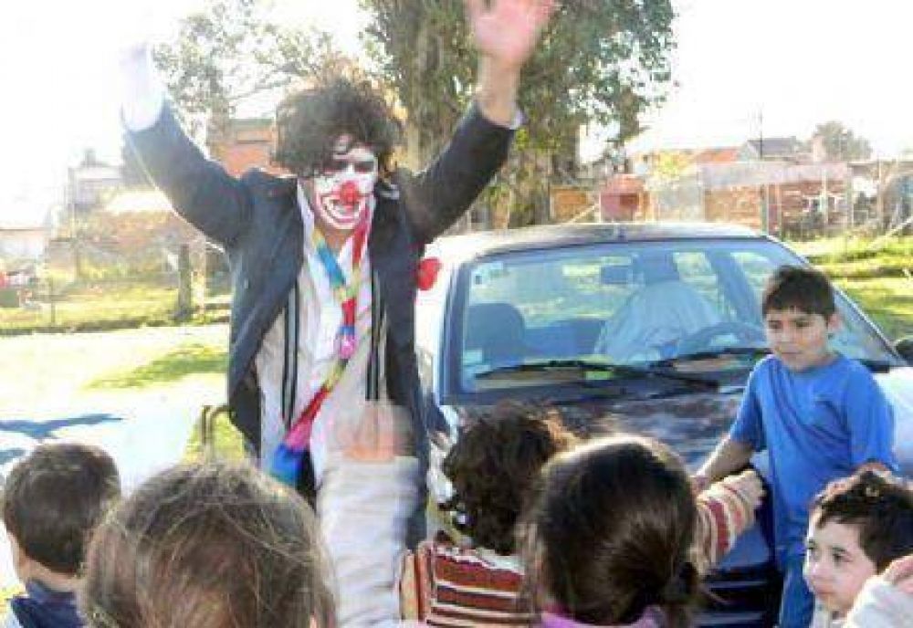 La JP N�stor Kirchner festej� el d�a del ni�o en el barrio Pueyrred�n