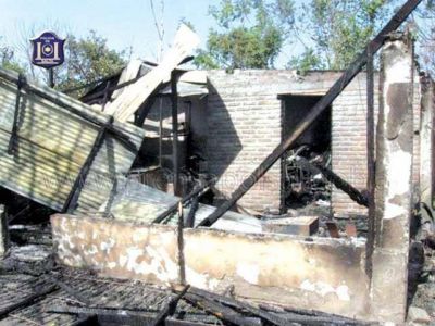 El incendio en Tartagal fue intencional y acusan a la ex mujer del casero