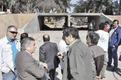 El intendente Infante supervis� las obras de Salta y Costanera