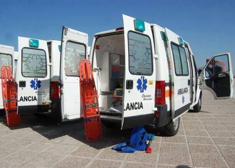 Se presentar�n ambulancias adquiridas por la Provincia