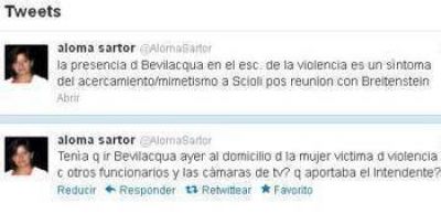 Violencia de g�nero: Sartor cuestion� con dureza a Bevilacqua