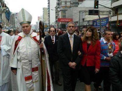 Avellaneda homenaje� a su Virgen Patrona, Nuestra Se�ora de la Asunci�n
