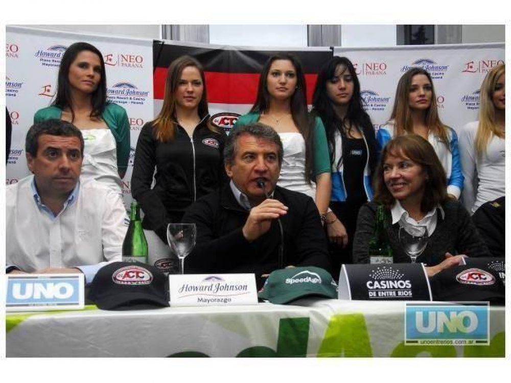 Urribarri encabez� la presentaci�n del Turismo Carretera en Paran�