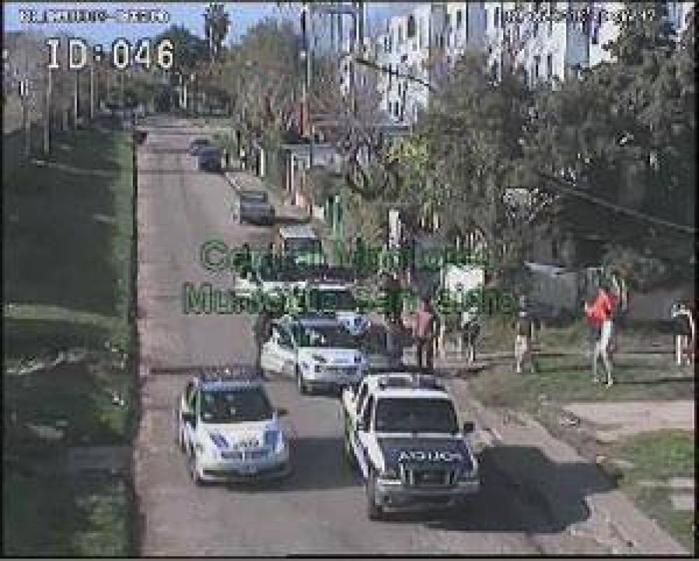 Con ayuda de las c�maras de seguridad hubo 45 detenidos en San Isidro