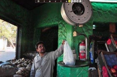 Un kilo de papa sale lo que para el INDEC cuesta comer todo un d�a