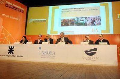 Pergamino particip� en San Nicol�s del V Foro de Regionalizaci�n de la Provincia