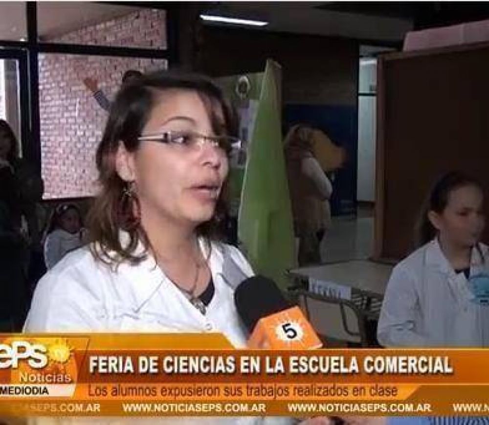 Se realiz� la Feria de Ciencias en la Escuela Comercial
