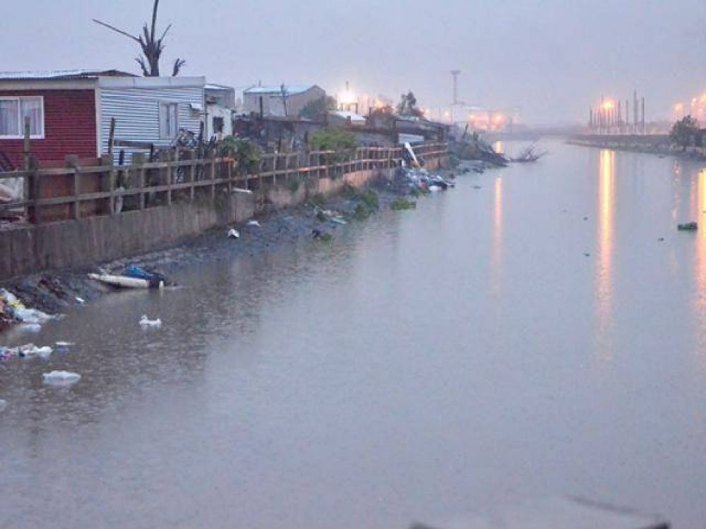 Tareas por las inundaciones
