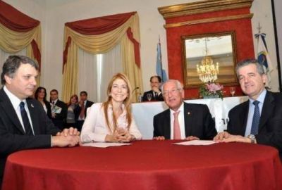 Presentaci�n de la cosechadora: Para la Ministra Giorgi �es volver a poner en valor lo que es Palpal�"