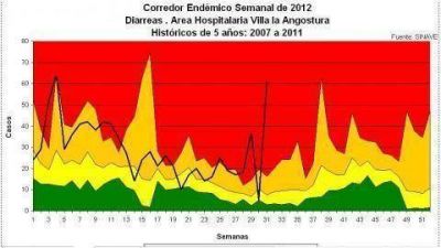 Brote de gastroenteritis en La Angostura y distintas localidades de la provincia