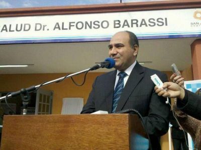 Manzur lleg� a la provincia a inaugurar el centro de salud Barassi