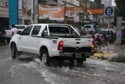Nuevamente el tiempo oblig� a postergar el acto de habilitaci�n de la obra en la calle Fray Bertaca