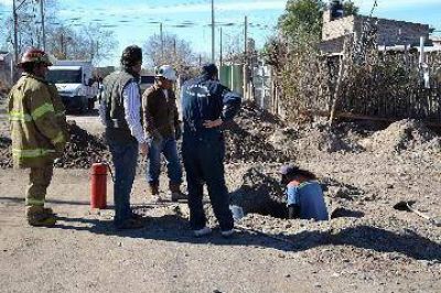 Evacuaron familias por una fuga de gas en Roca