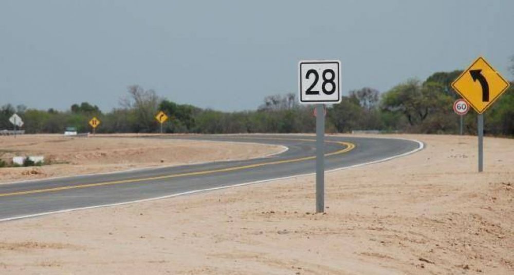 Destacan que la ruta 28 es una obra emblem�tica de la provincia