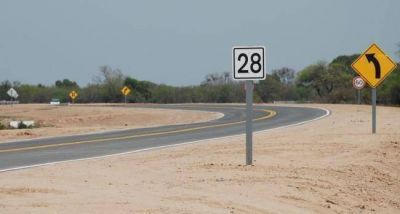 Destacan que la ruta 28 es una obra emblem�tica de la provincia