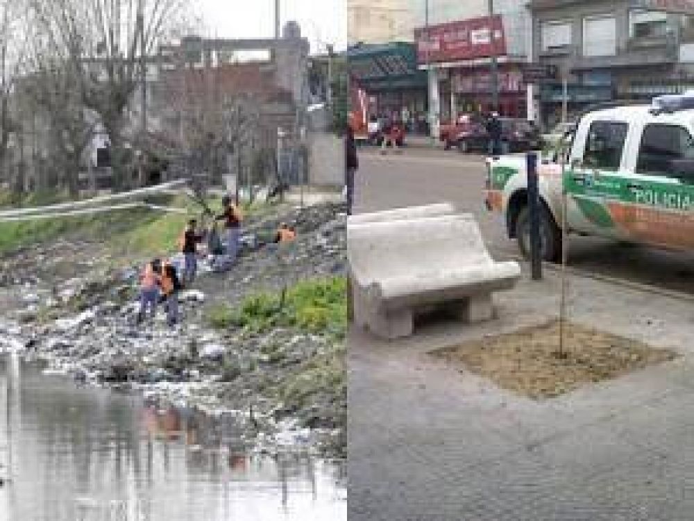Con intensos operativos, erradicaron dos basurales