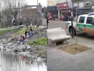 Con intensos operativos, erradicaron dos basurales
