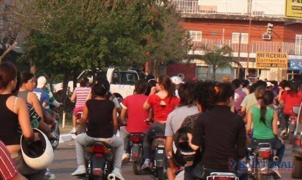 En la ruta confiscaron motos de los seguidores cumbieros