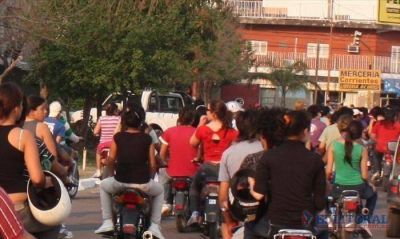 En la ruta confiscaron motos de los seguidores cumbieros