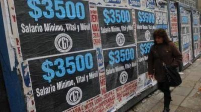 Moyano empapel� la Ciudad con su reclamo por un salario m�nimo de $ 3.500