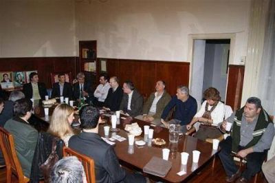 Luciani se reuni� con empresarios lujanenses