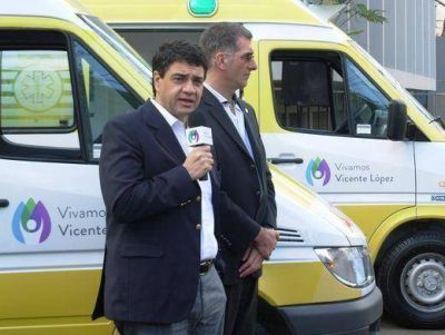 Jorge Macri present� tres nuevas ambulancias