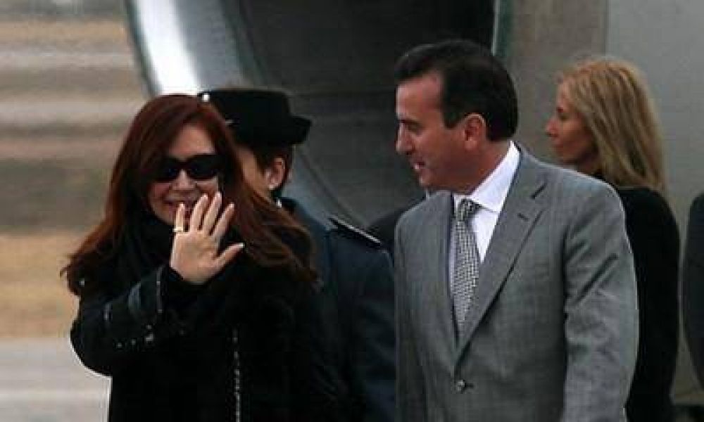 Cristina calm� a P�rez y prometi� la preadjudicaci�n del dique Los Blancos