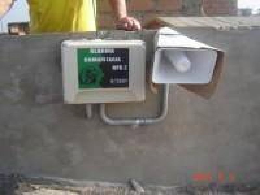 Vecinos del barrio Florencio S�nchez se cuidan con alarma comunitaria