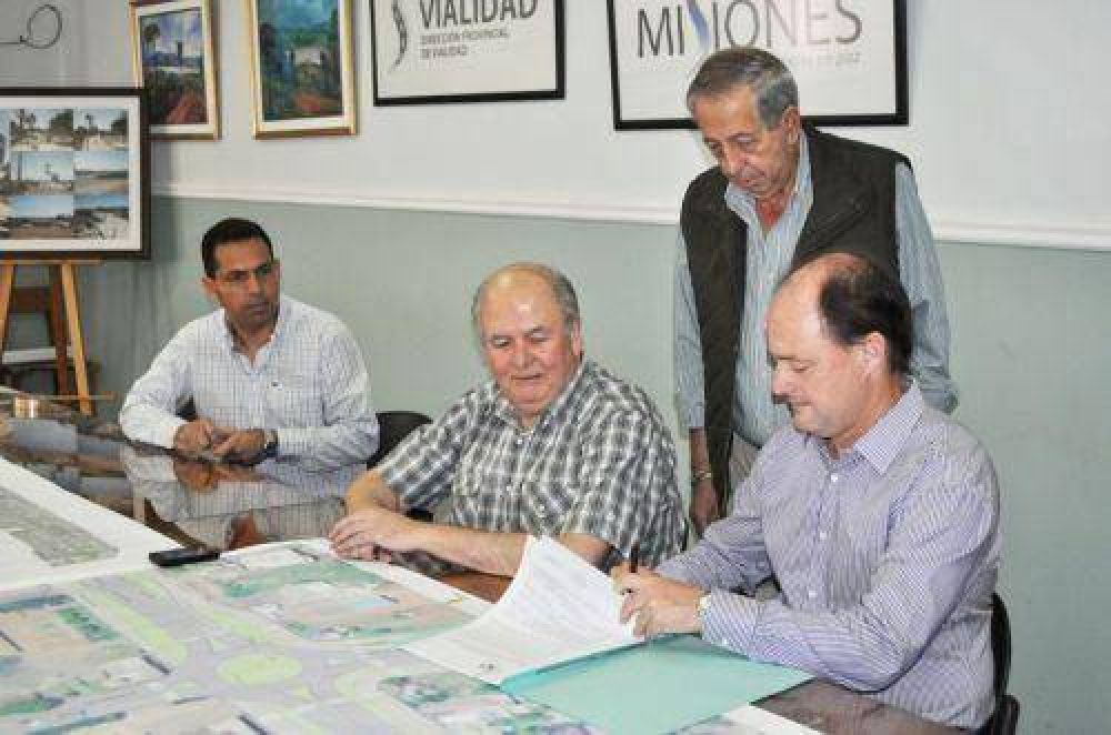 Firmaron el contrato para la construcci�n de la Traves�a Urbana en Posadas