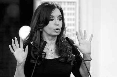 Cristina sufri� un episodio de lipotimia
