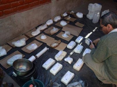 Cayeron los due�os de la "cocina" de Las Heras donde hallaron 20 kilos de coca�na y otras drogas almacenadas