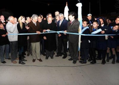 Villa Mercedes: inauguraron cuadras de pavimento en el barrio Col�n