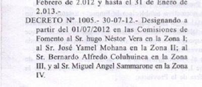 Pichettismo denuncia designaciones de Weretilneck para sumar voluntades