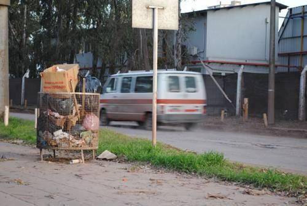 Contin�an los problemas de recolecci�n de residuos