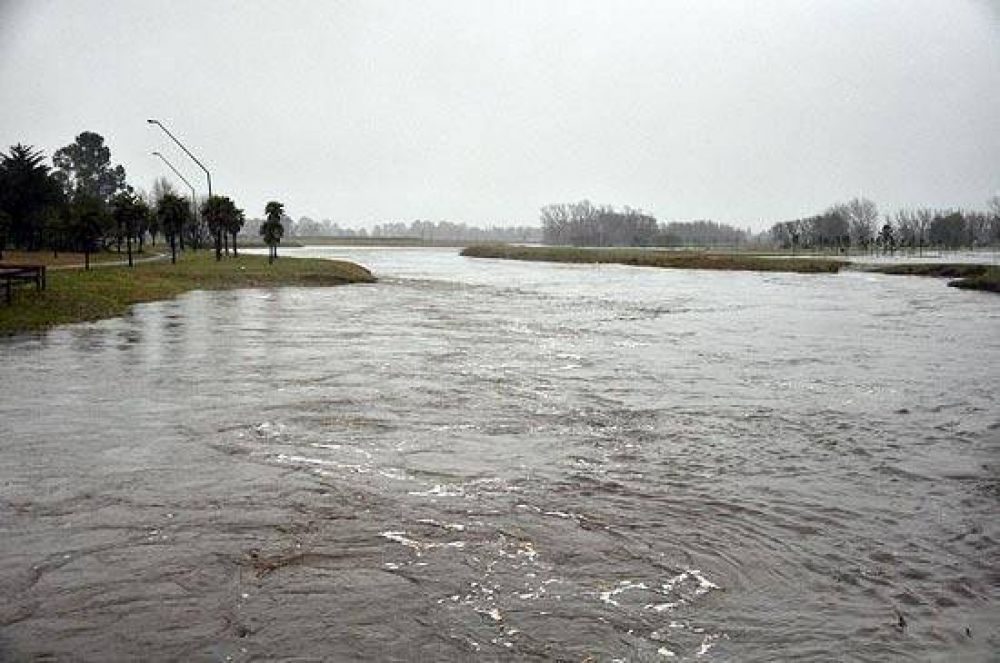 El arroyo al l�mite: hace pico esta ma�ana pero hay tendencia a la baja en Querand�es