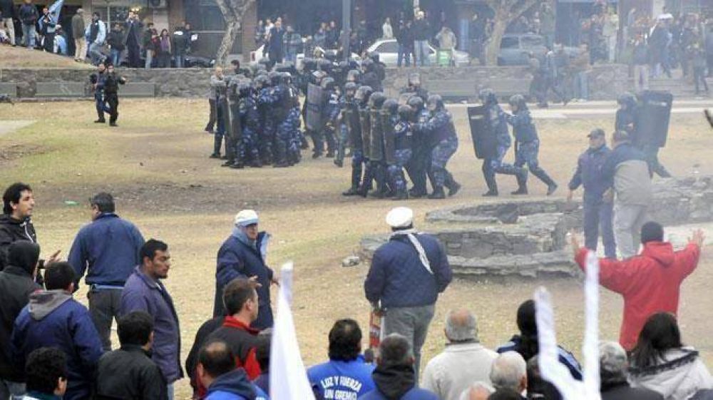 Nueva protesta gremial, por los detenidos