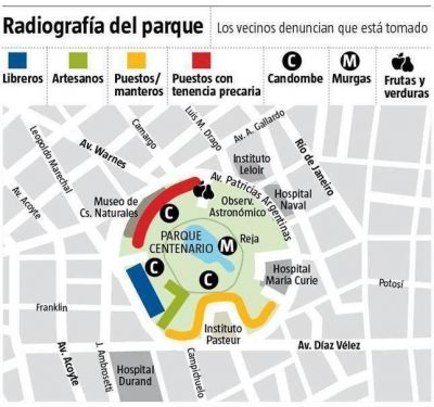 Un jard�n hist�rico, tomado por manteros