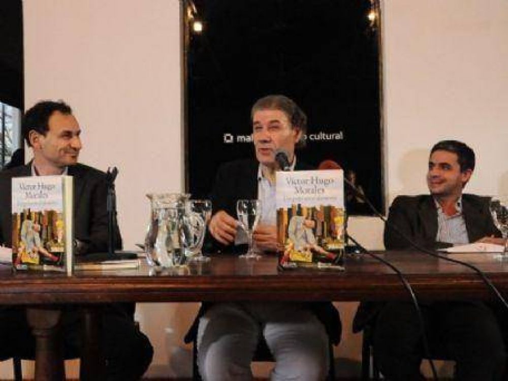Vctor Hugo Morales visit La Plata: Hay que formarse para defender lo que se ha recuperado