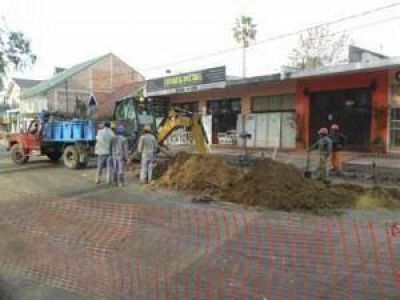 San Jos�: la obra de cloacas est� terminada en un 90%