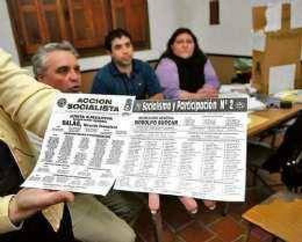 Socialistas debieron ir a una conciliaci�n luego de pelearse por nuevas afiliaciones