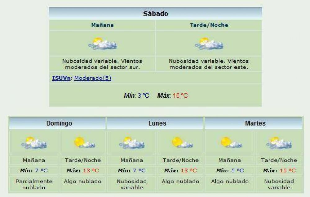 Continuar� el fr�o