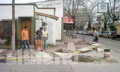 Ya se colocaron las primeras rampas en las esquinas del centro