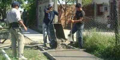  Trabajos de la comuna en el sector norte de la ciudad
