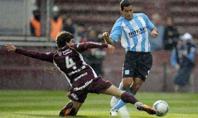 Racing empat� con Lan�s 1 a 1