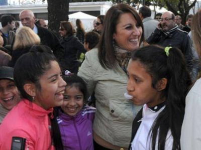 La Intendencia y la provincia y una jornada de trabajo en Tablada